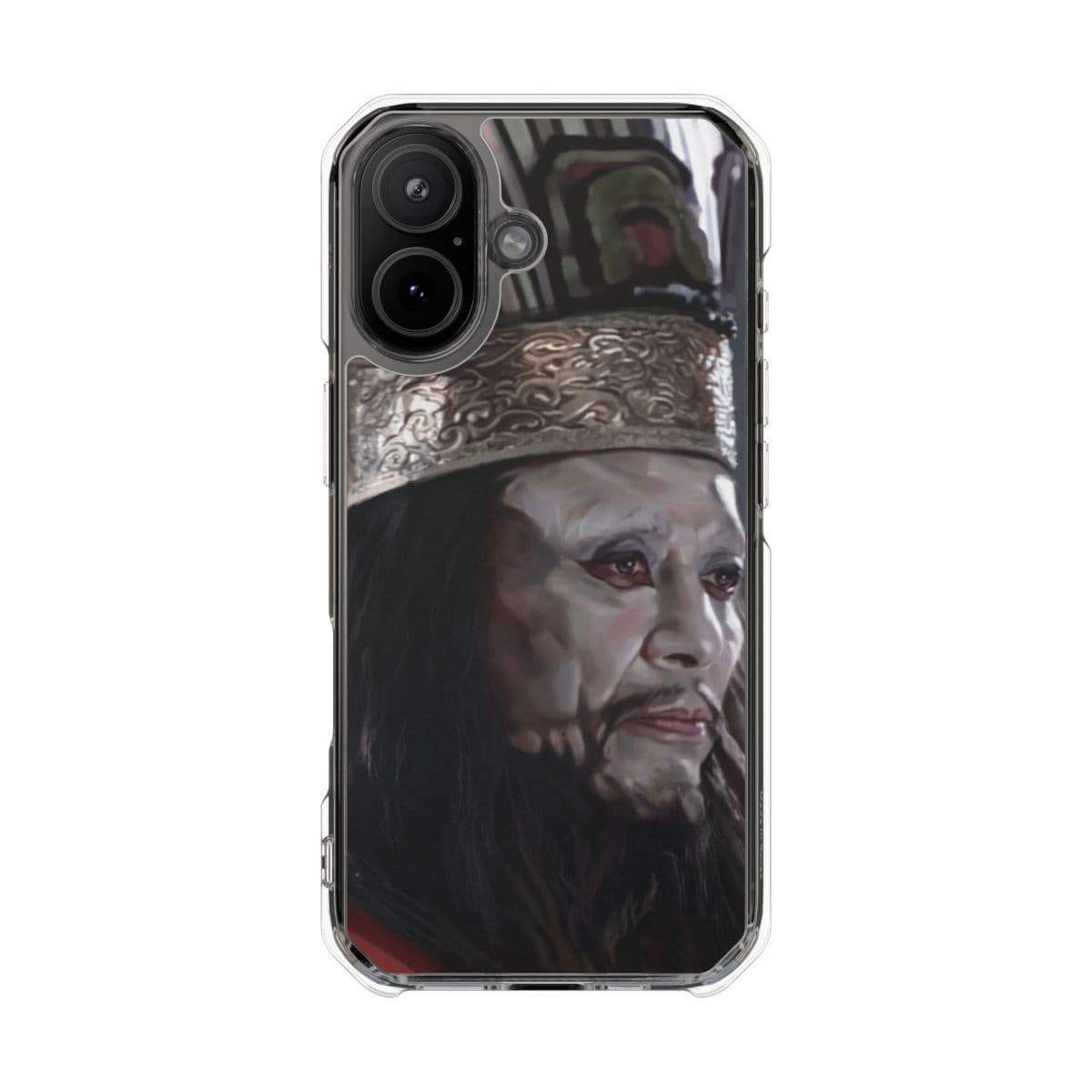 Lo Pan portrait on a clear case